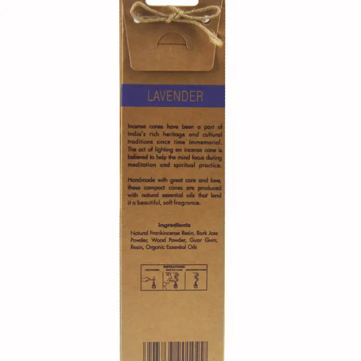 Organic Goodness Incense Cones Lavender