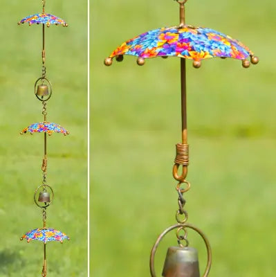 Triple Floral Umbrella Ornament