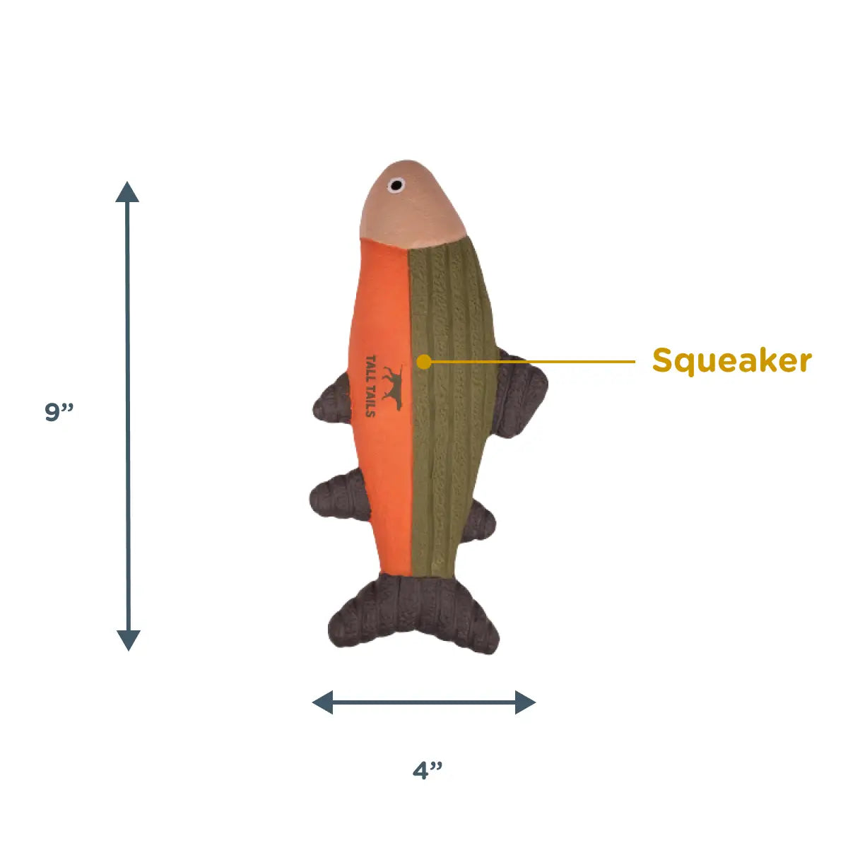 Fish Latex Squeaker Dog Toy