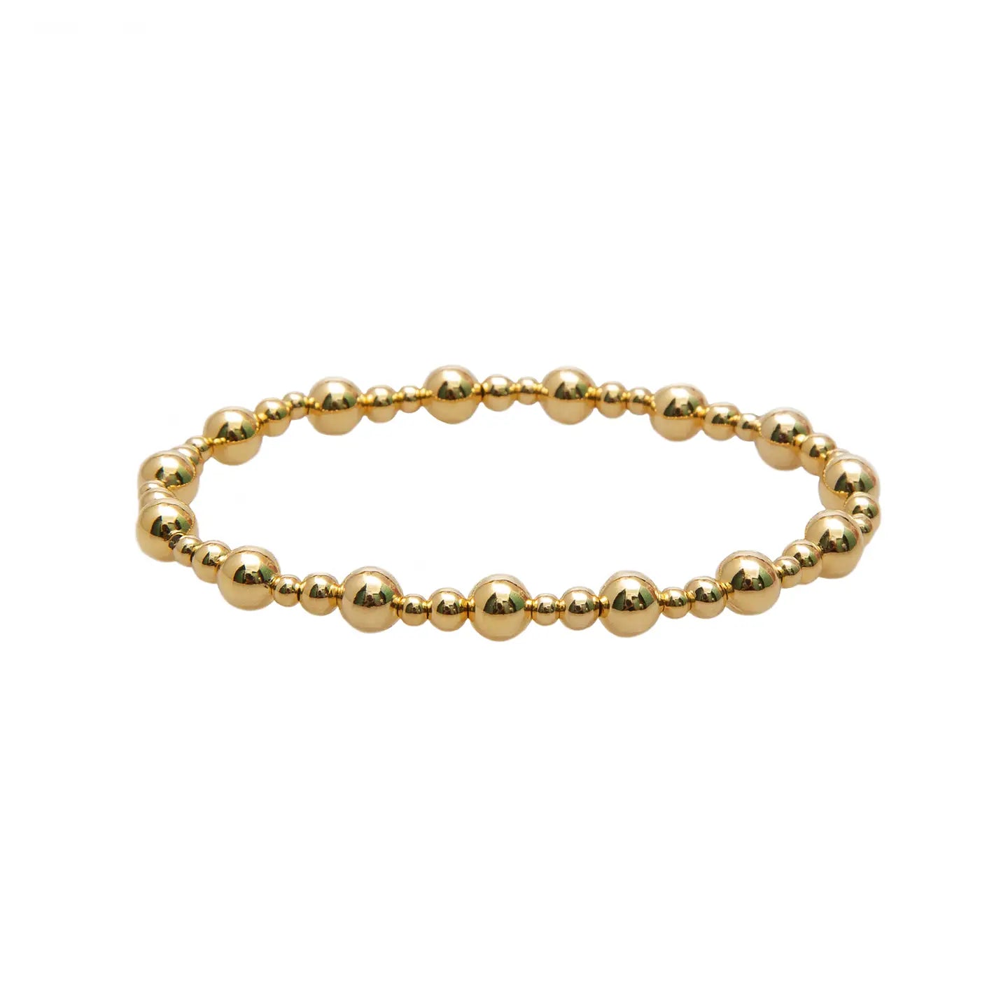 Gold Bead Mixed Bracelet