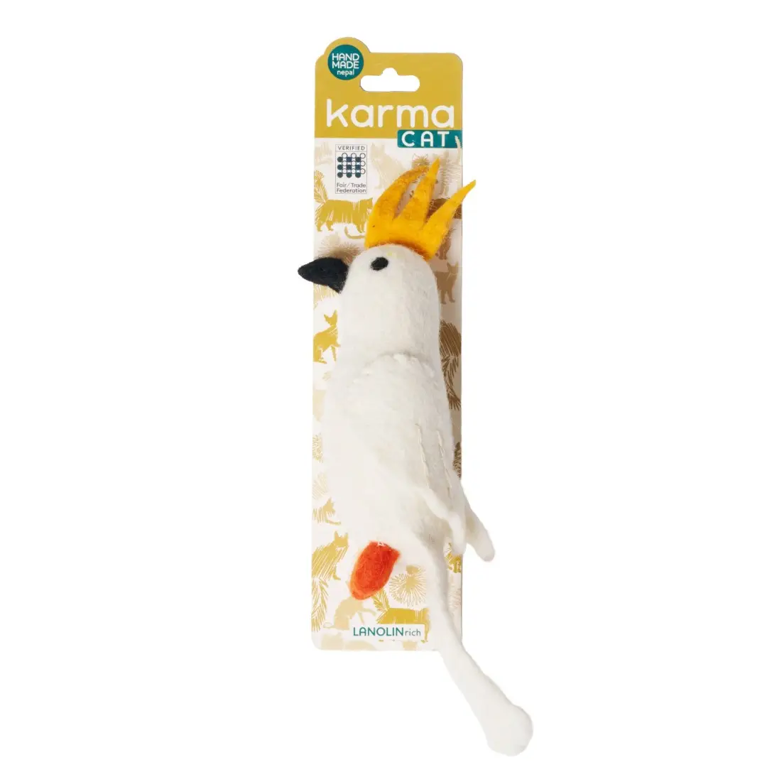 Wool Kicker Cat Toy Cockatoo Bird