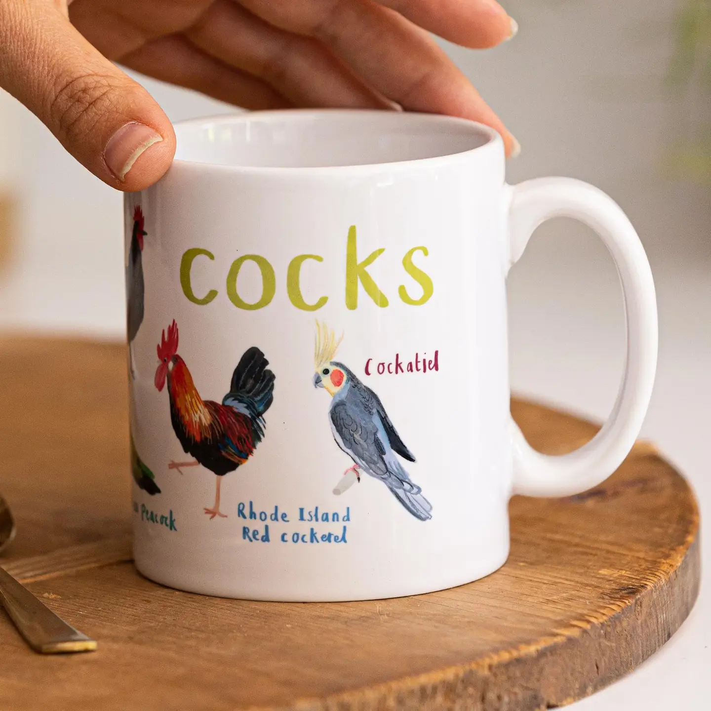 Cocks Bird Pun Ceramic Mug