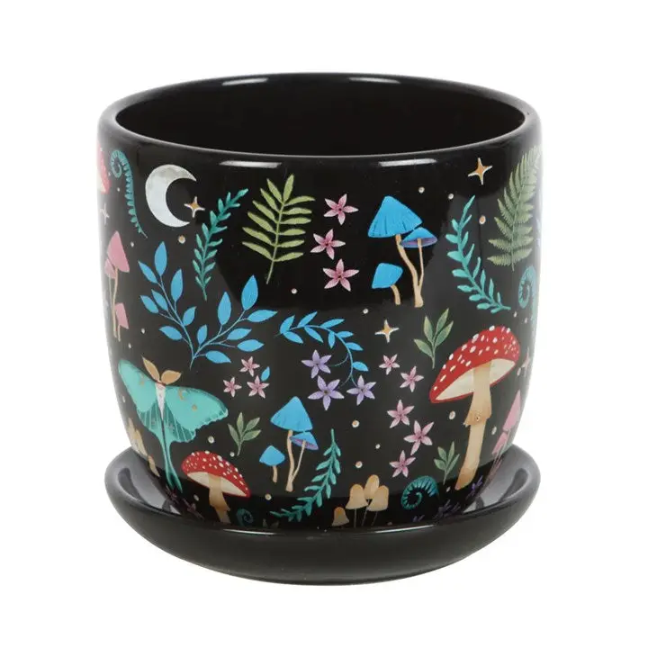 Dark Forest Ceramic Pot