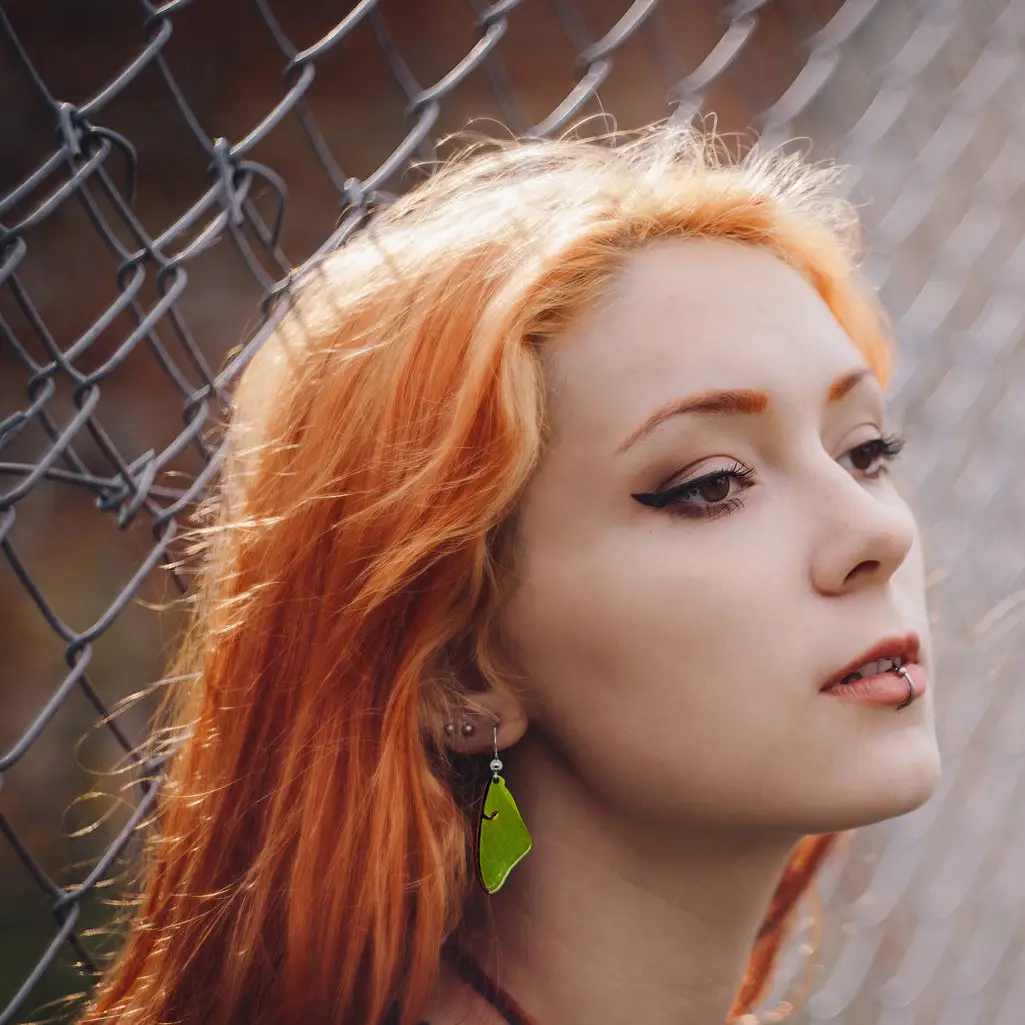 Luna Moth Wing Earrings