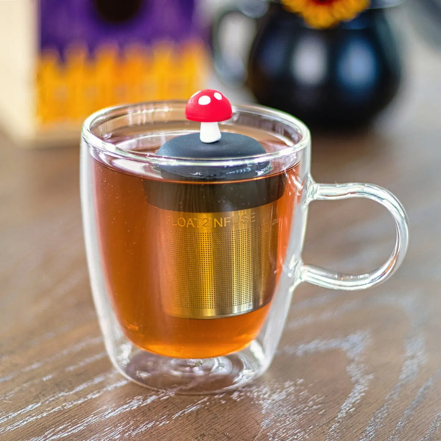 Mushroom Floating Tea Infuser