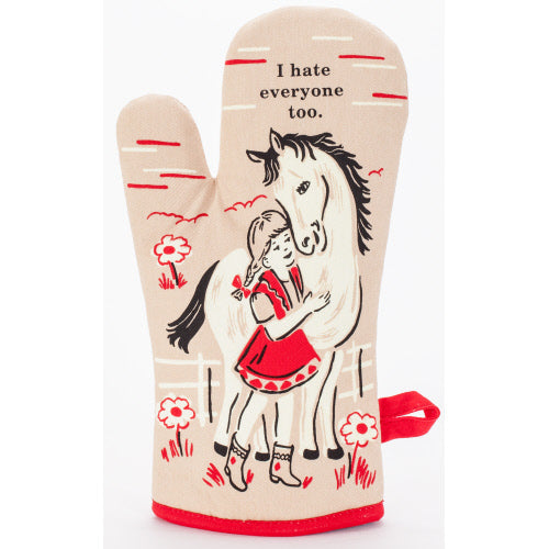 Oven Mitt - I Hate Everyone Too