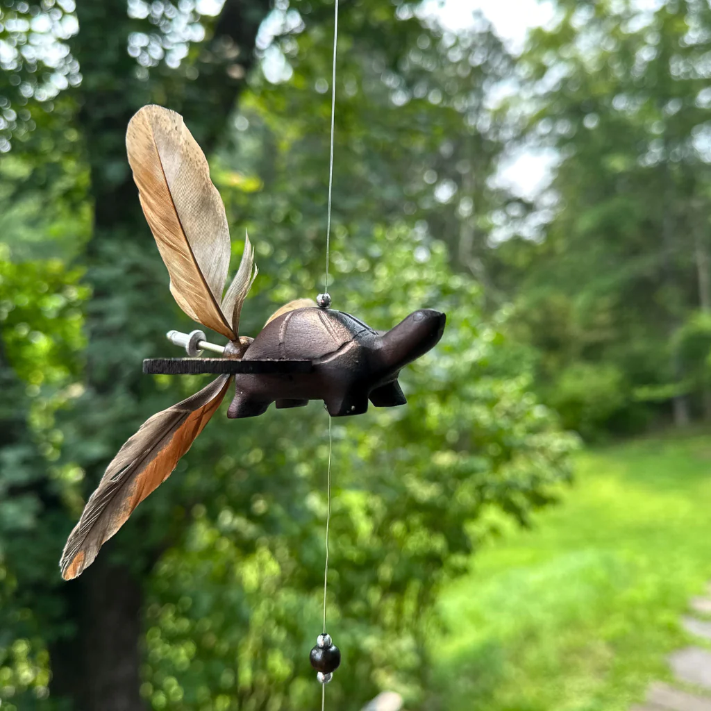 Spinning Wooden Animal Whirly