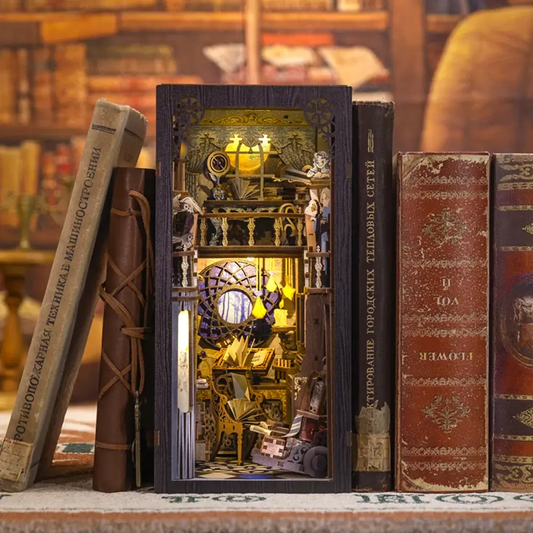 DIY Miniature Book Nook Kit: Nebula Common Room