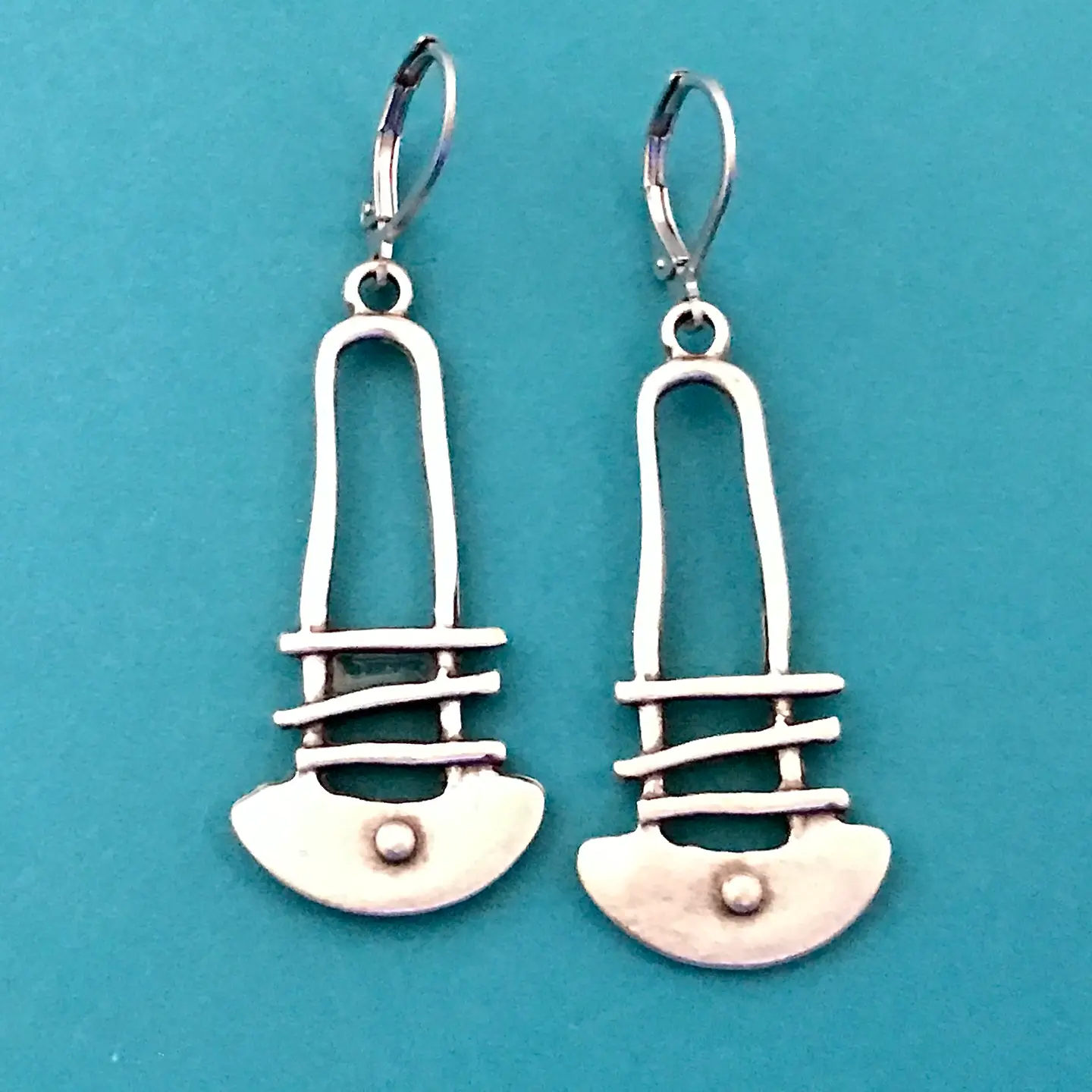 Silver Zen Earrings