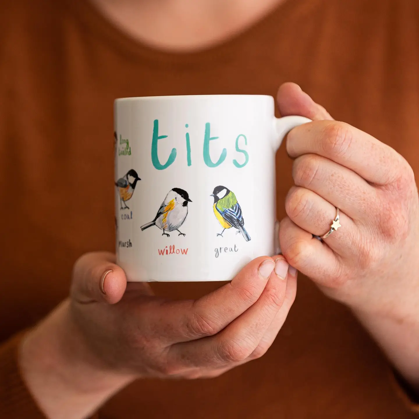 Tits Bird Pun Ceramic Mug