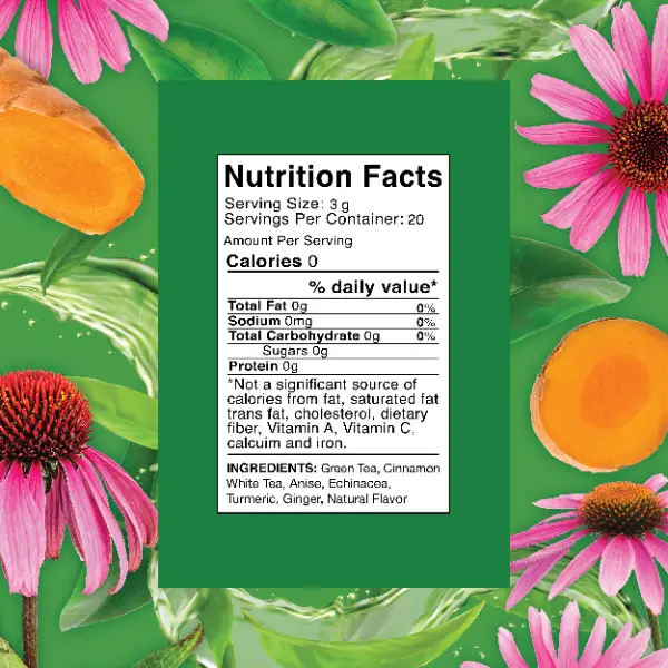 Echinacea Immunity - Green & White Tea Blend