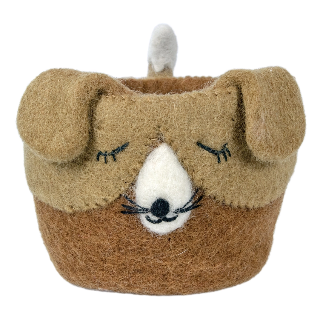 Felted Planter - Dog