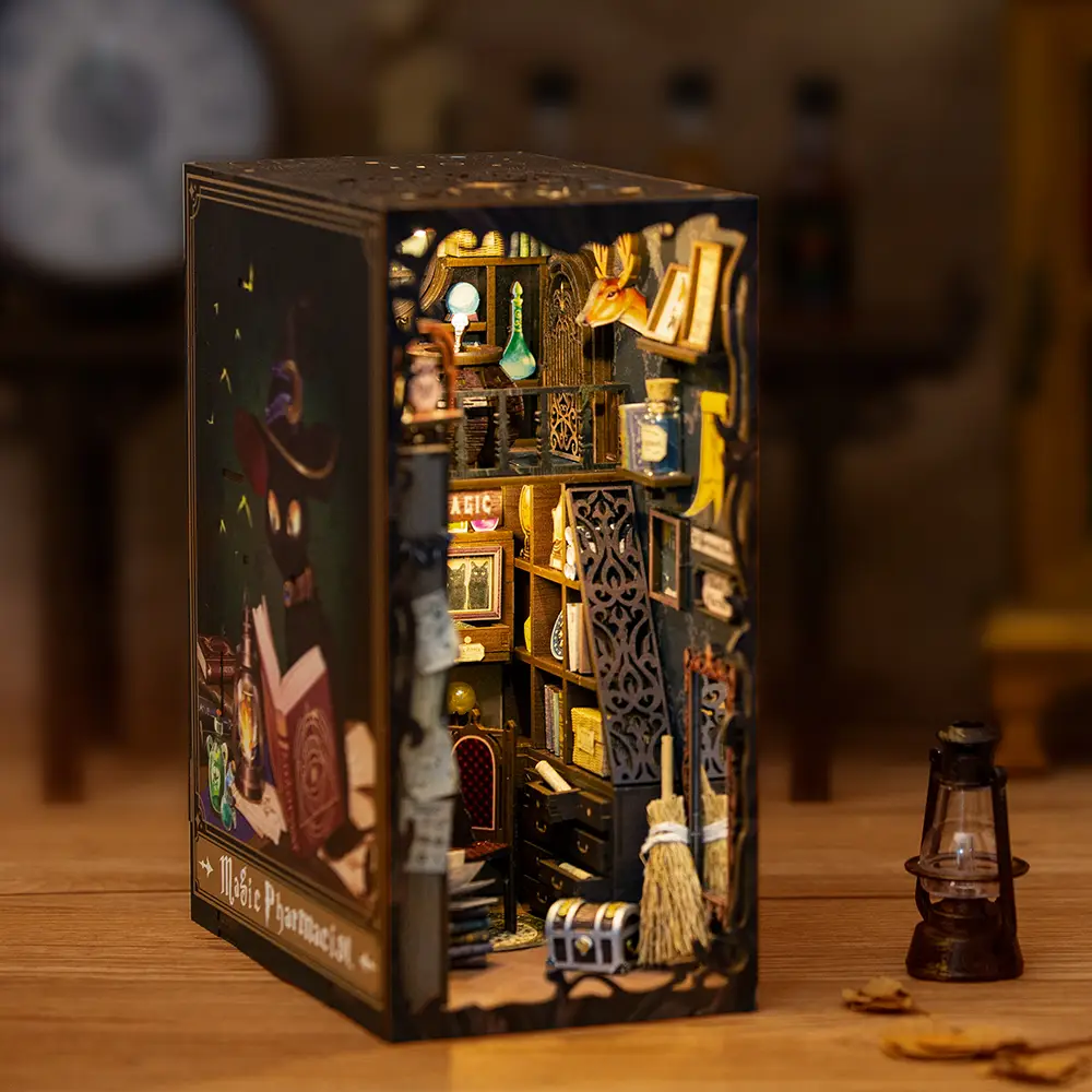 DIY Miniature Book Nook Kit: Magic Pharmacist