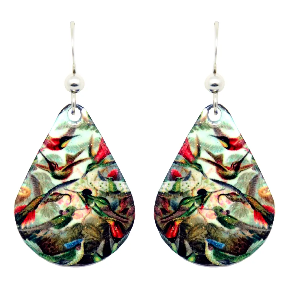 Haeckel's Hummingbirds Earrings