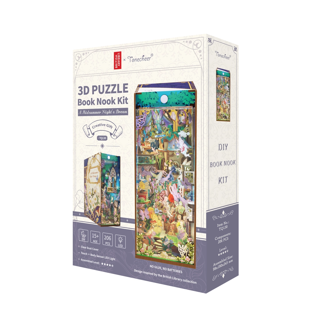 DIY Miniature Book Nook Kit: A Midsummer Night's Dream