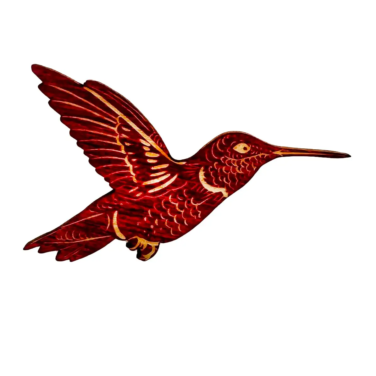 Wooden Bird Magnet