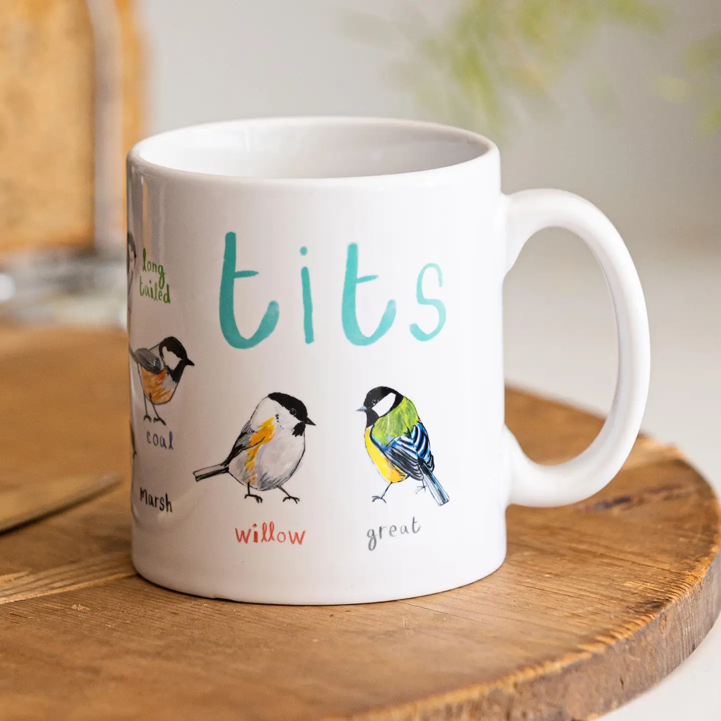 Tits Bird Pun Ceramic Mug
