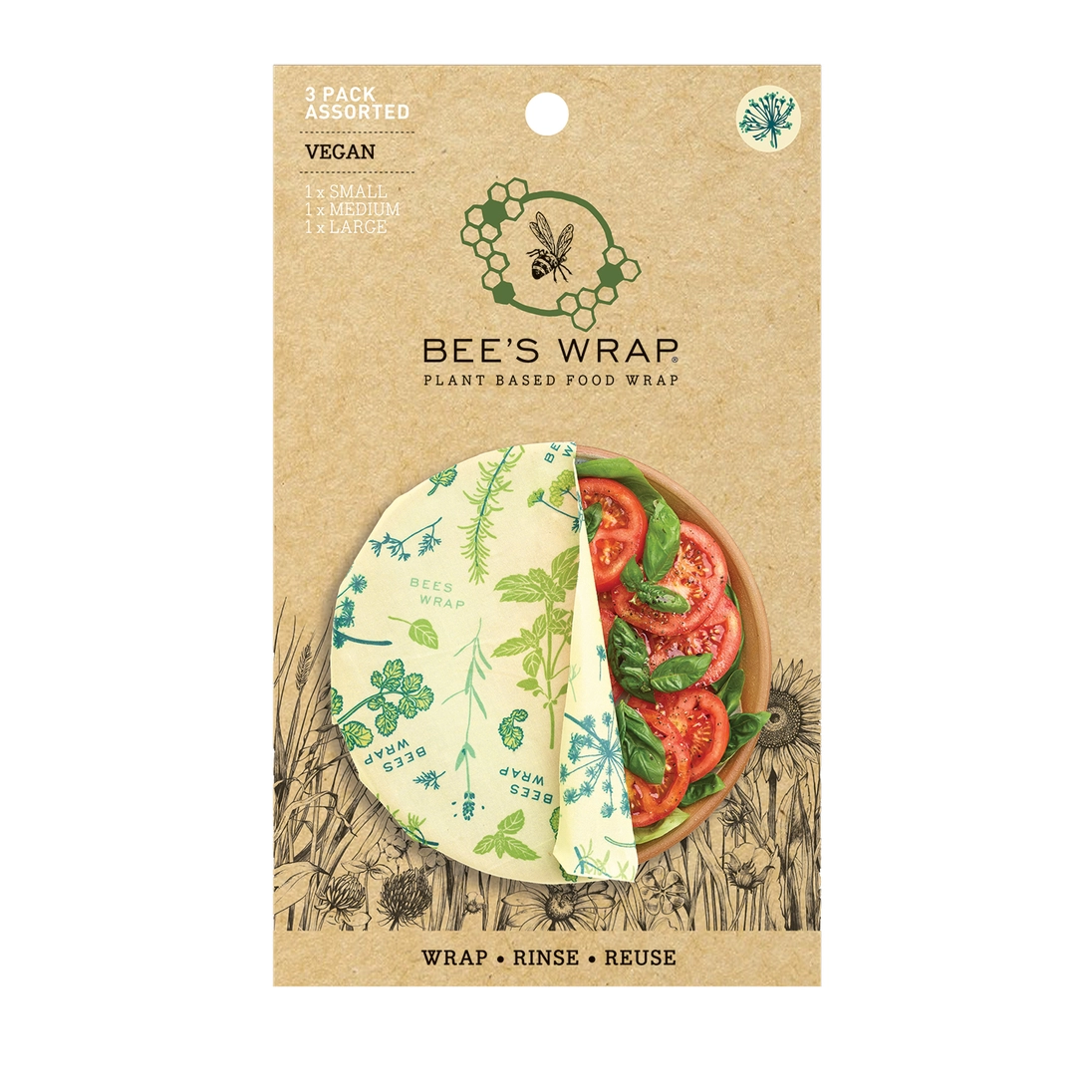 Vegan Food Wrap 3pk