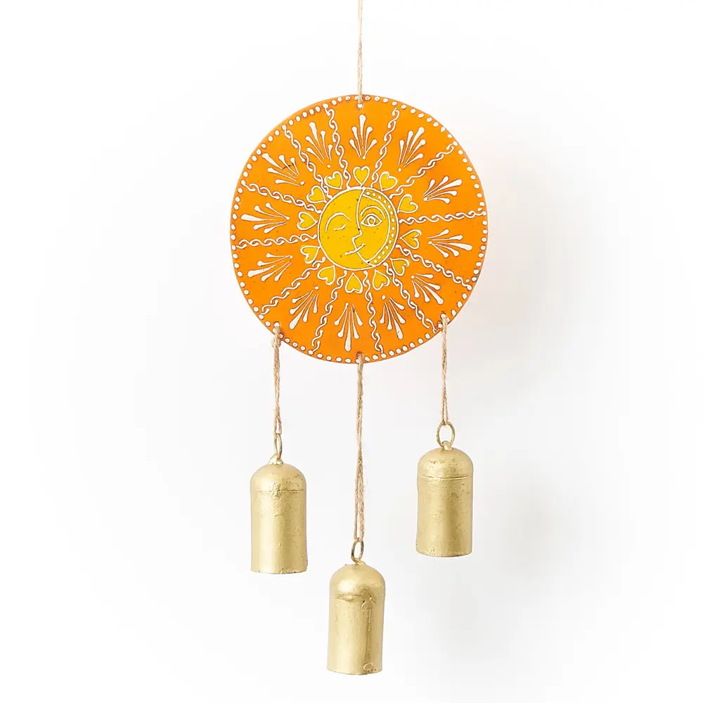 Henna Treasure Sun Bell Wind Chime