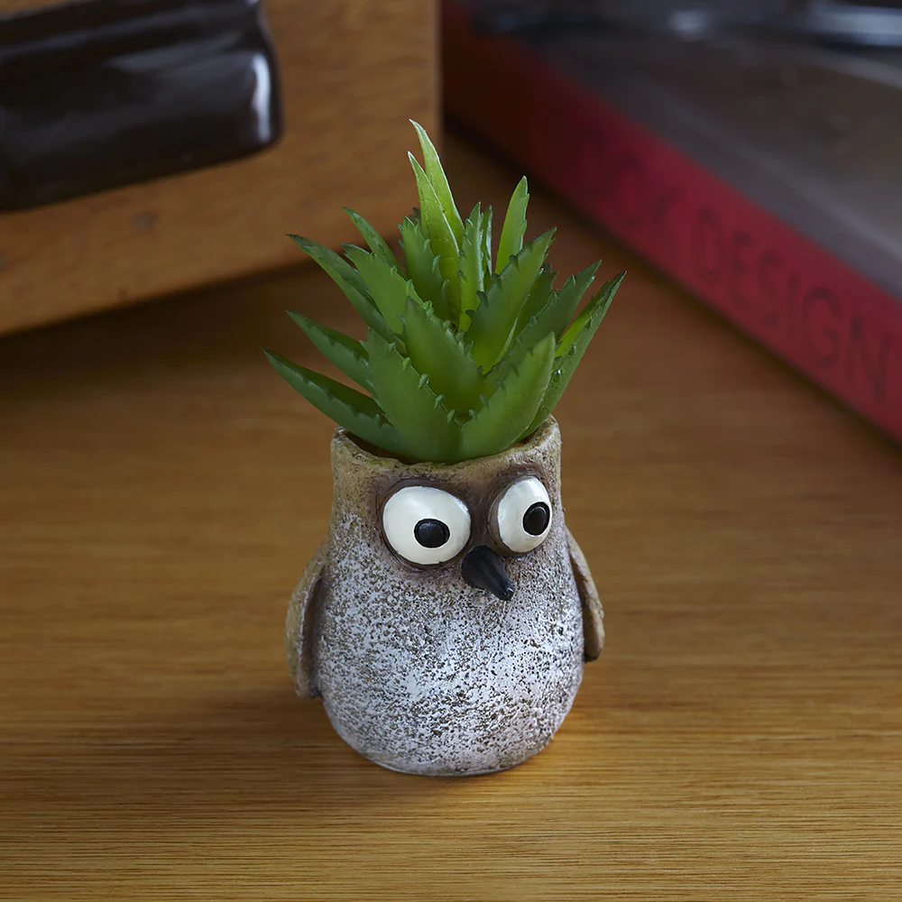 Baby Sandpiper Bird Mini Planter