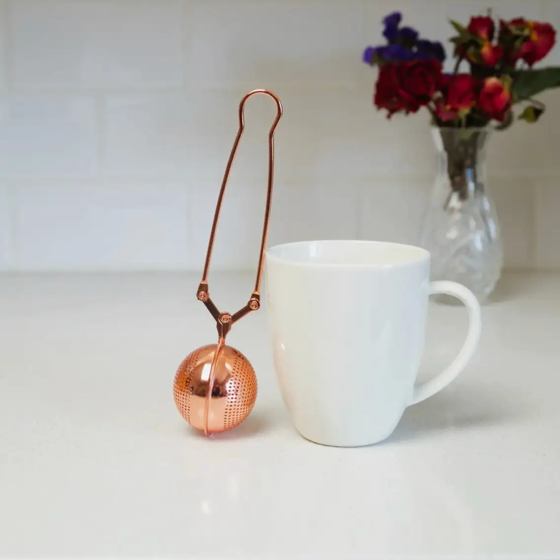 Tea Ball Infuser Handle - Rose Gold