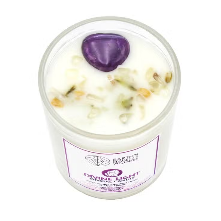 Crystal Candle Divine Light