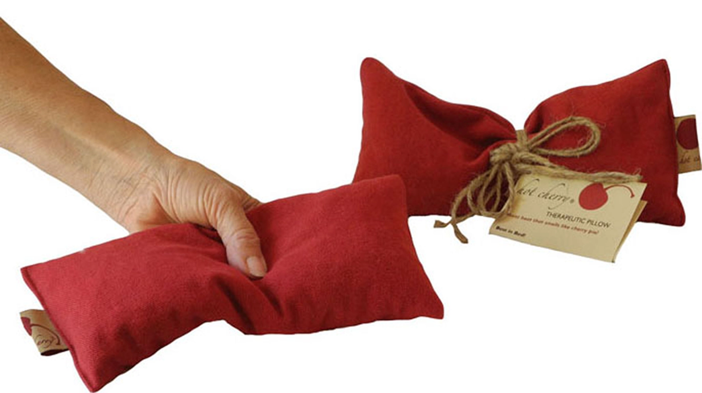 Hot Cherry Eye Pillow Red