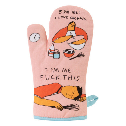 5pm Love 7pm Oven Mitt
