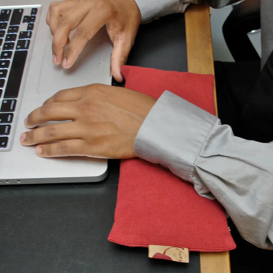 Hot Cherry Eye Pillow Red
