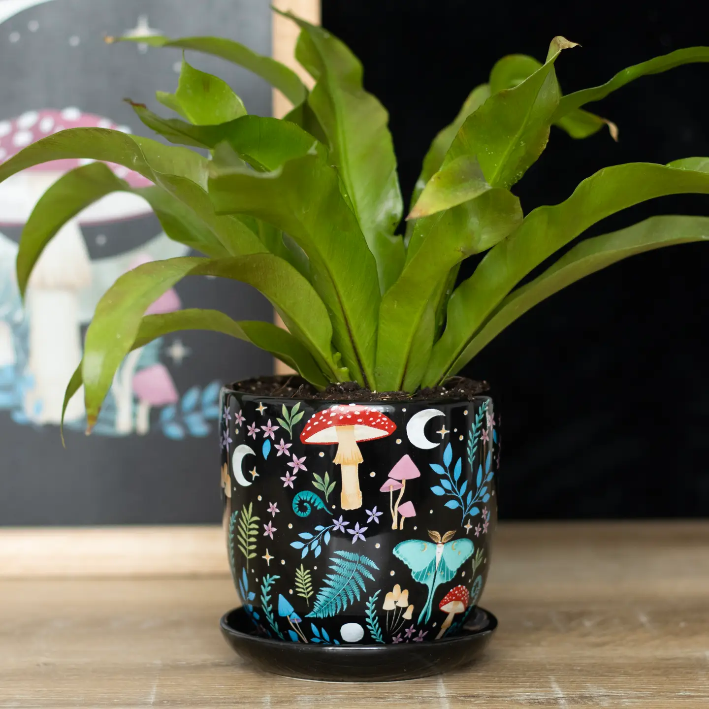 Dark Forest Ceramic Pot