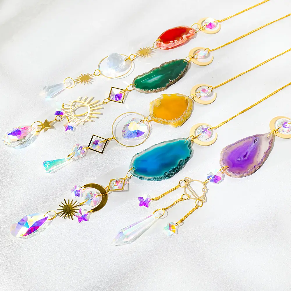 Creative Agate Hanging Sun Catcher