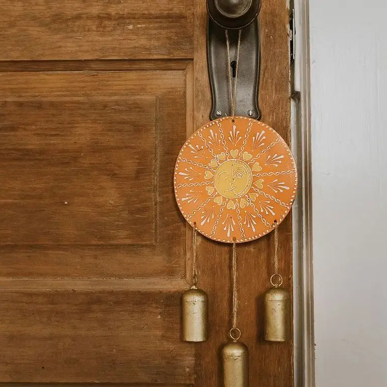 Henna Treasure Sun Bell Wind Chime