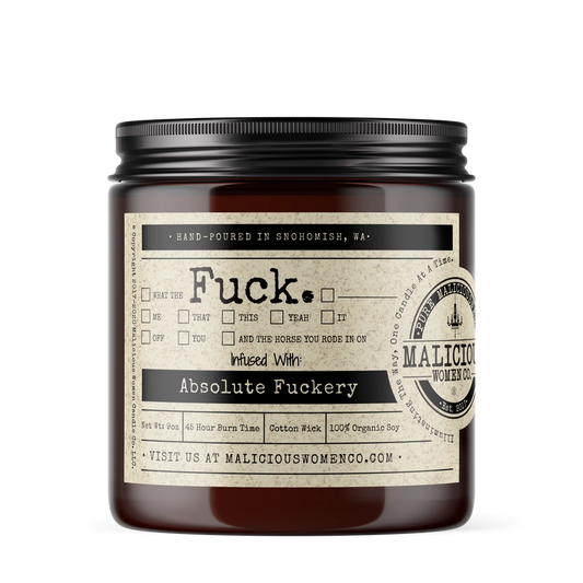 F*ck. Candle