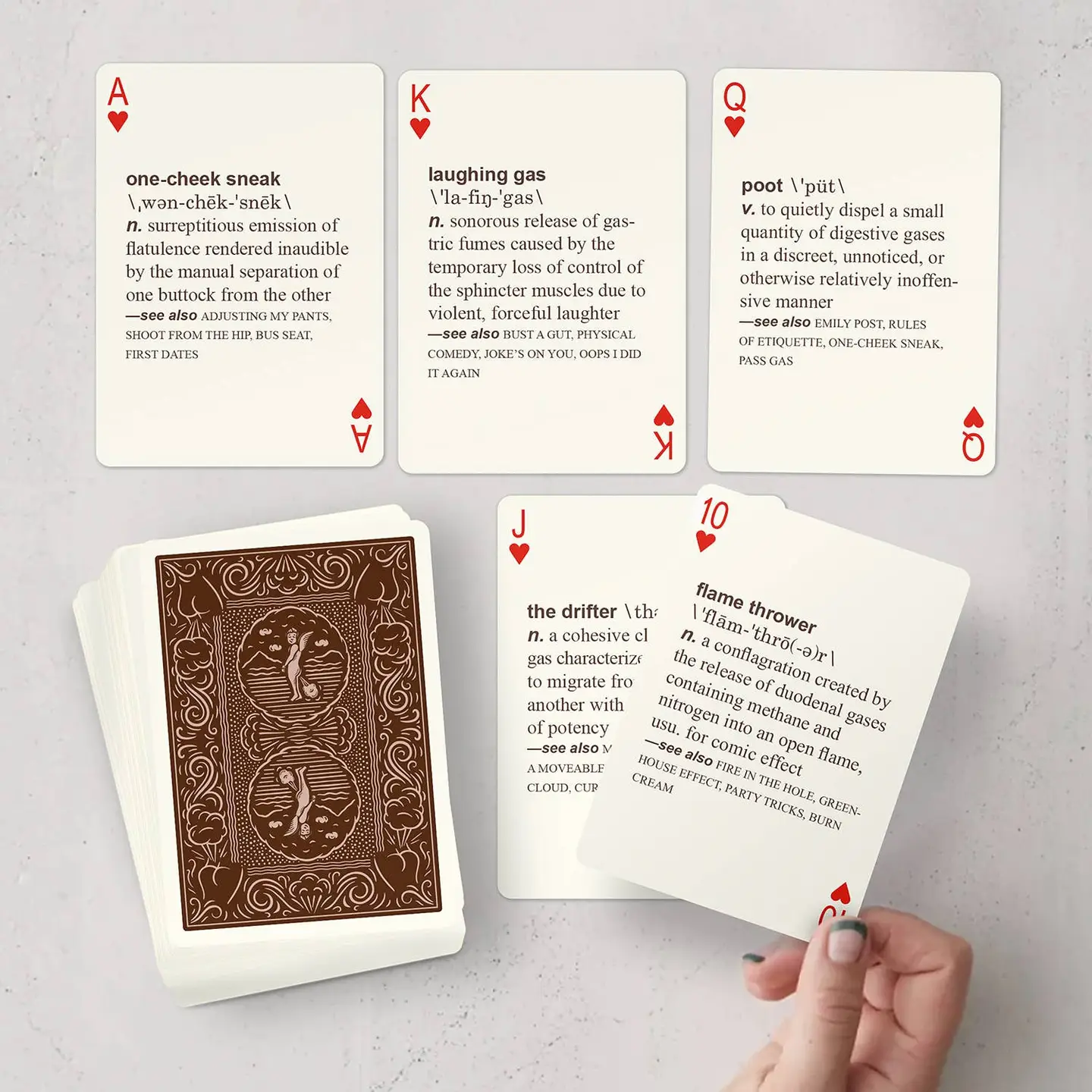 52 Farts Playing Cards
