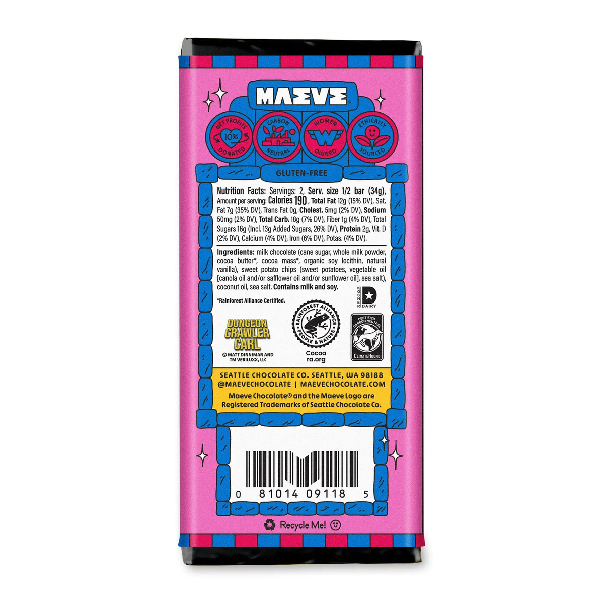 Sweet Pota-Toe Chips Truffle Bar