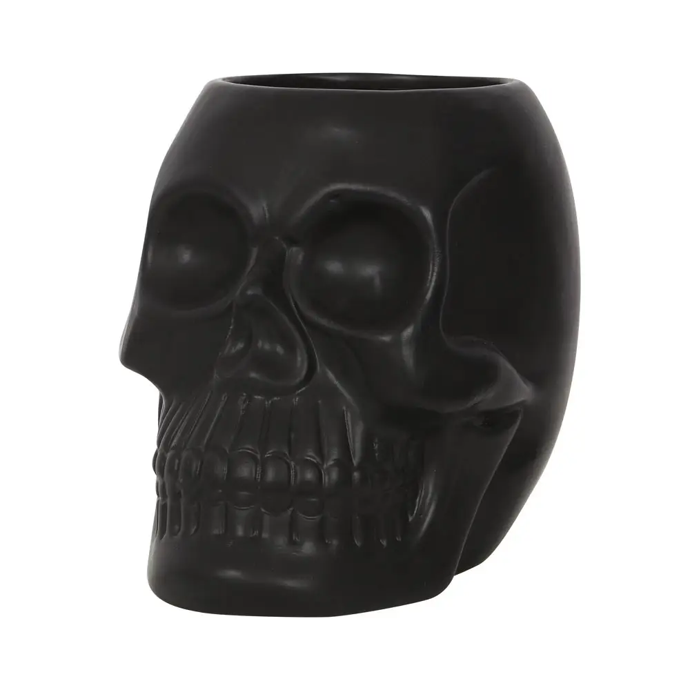 Black Skull Planter