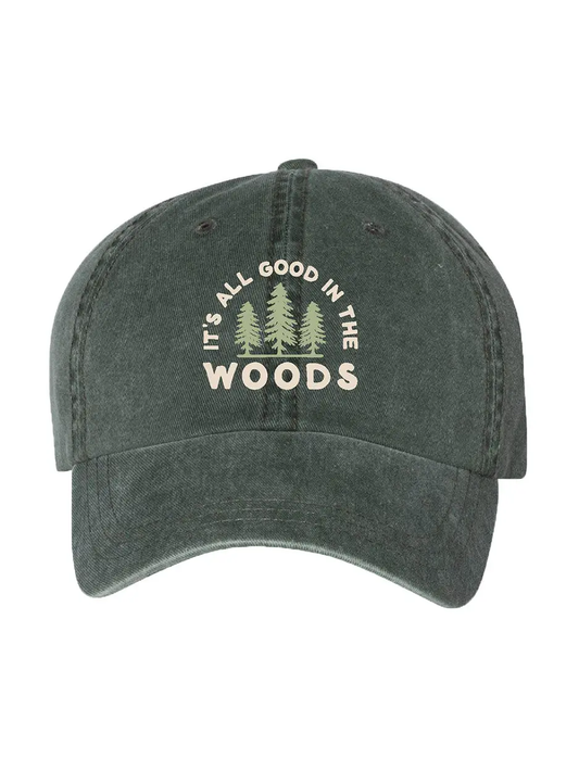 Good in the Woods Baseball Hat - Forest
