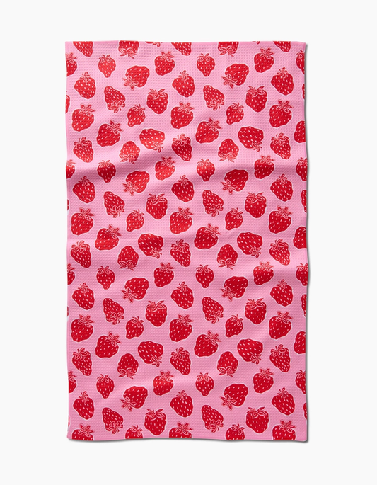 Geometry Tea Towel: Strawberry Fields