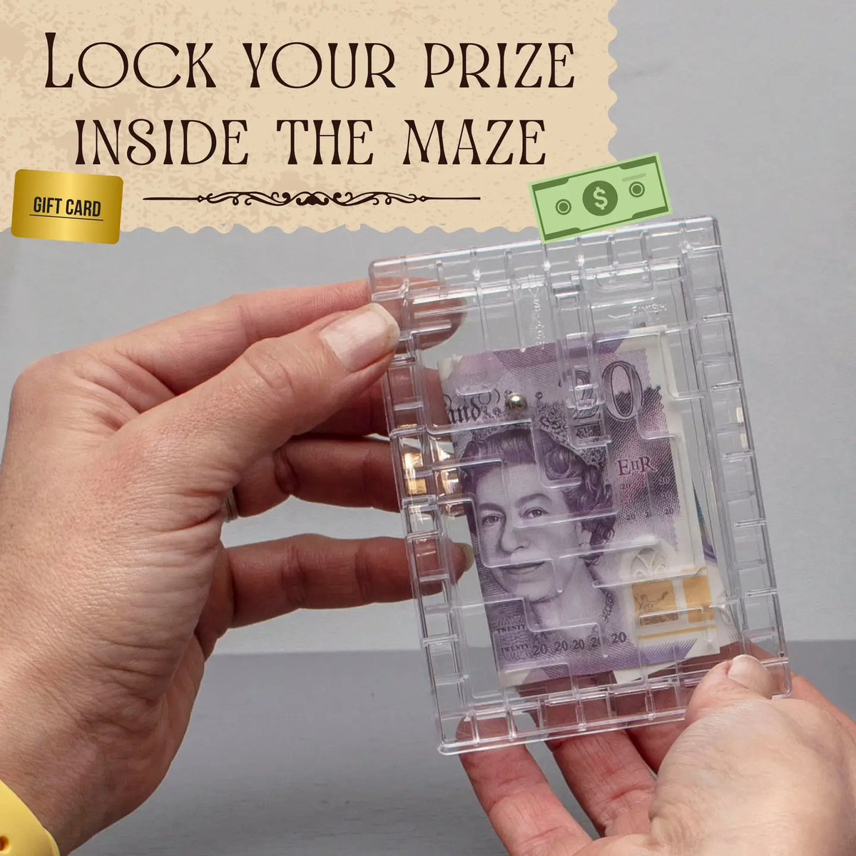 Gift Card Escape Maze Puzzle