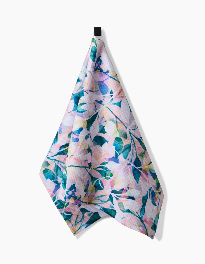 Geometry Tea Towel: Painted Foliage
