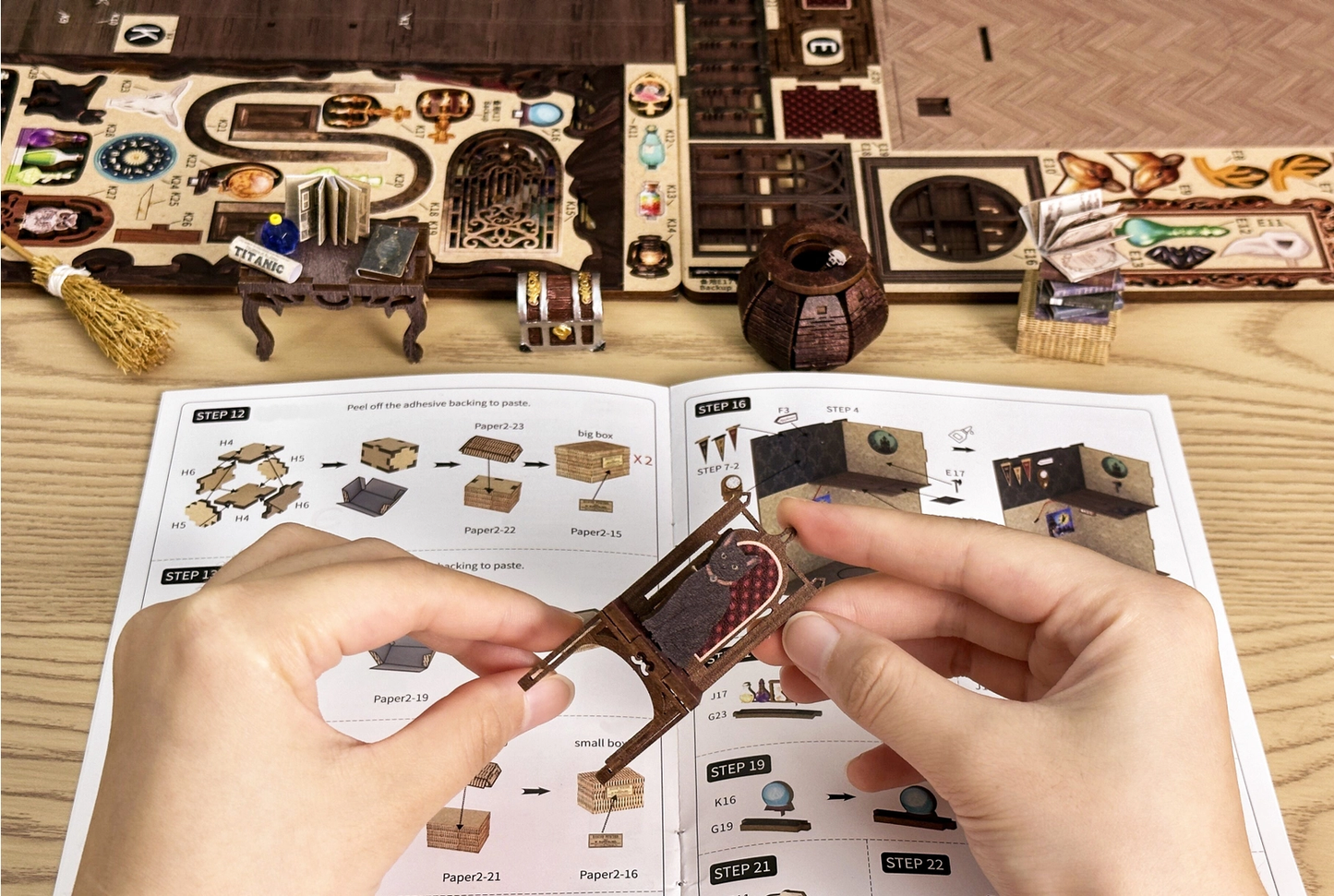 DIY Miniature Book Nook Kit: Magic Pharmacist
