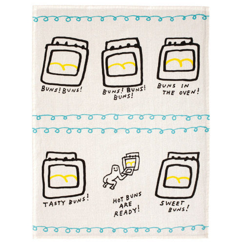 Dish Towel - Hot Buns Are Ready