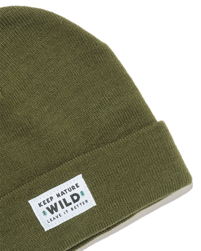 Twin Pines Cuffed Beanie - Olive