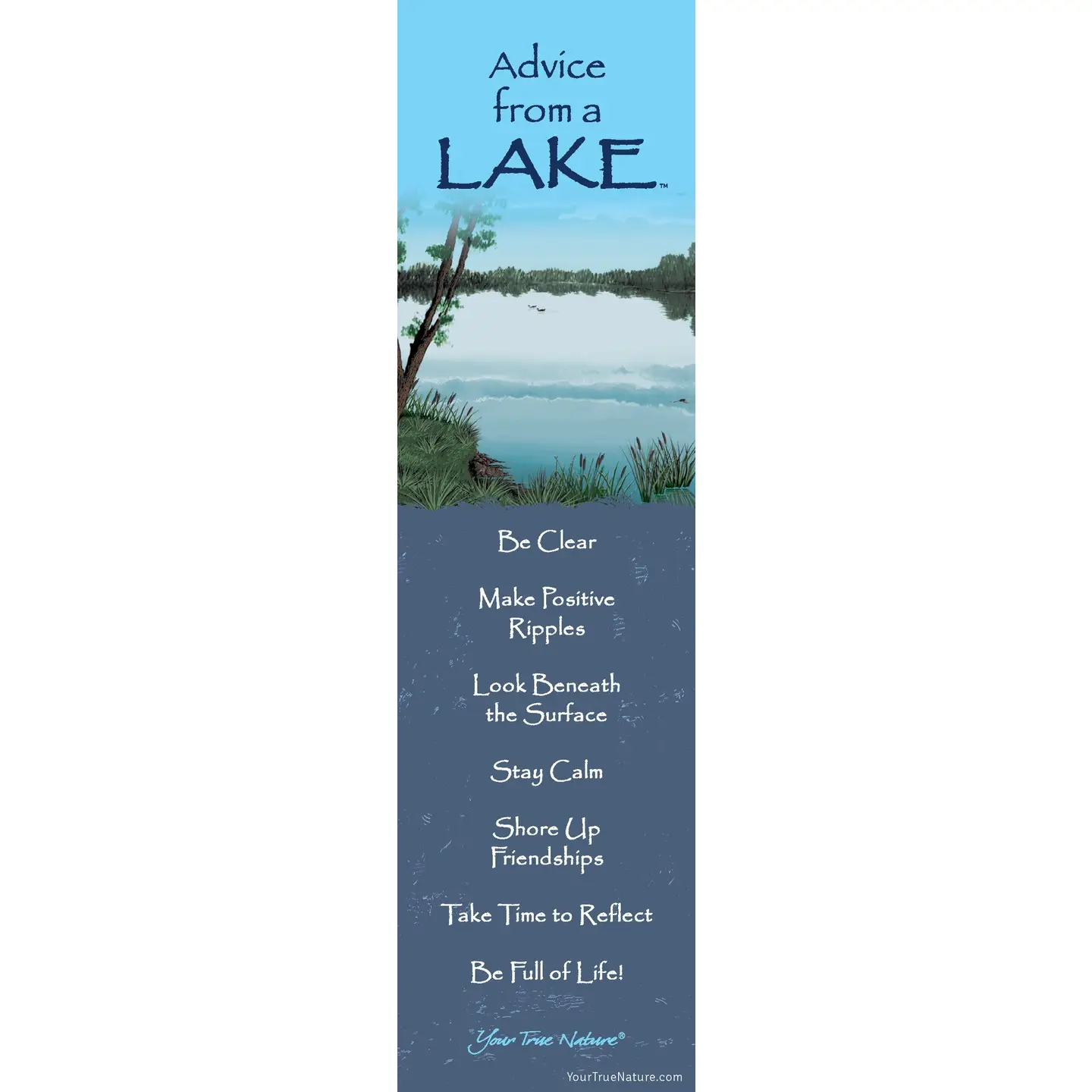 Bookmark Advice from a Lake