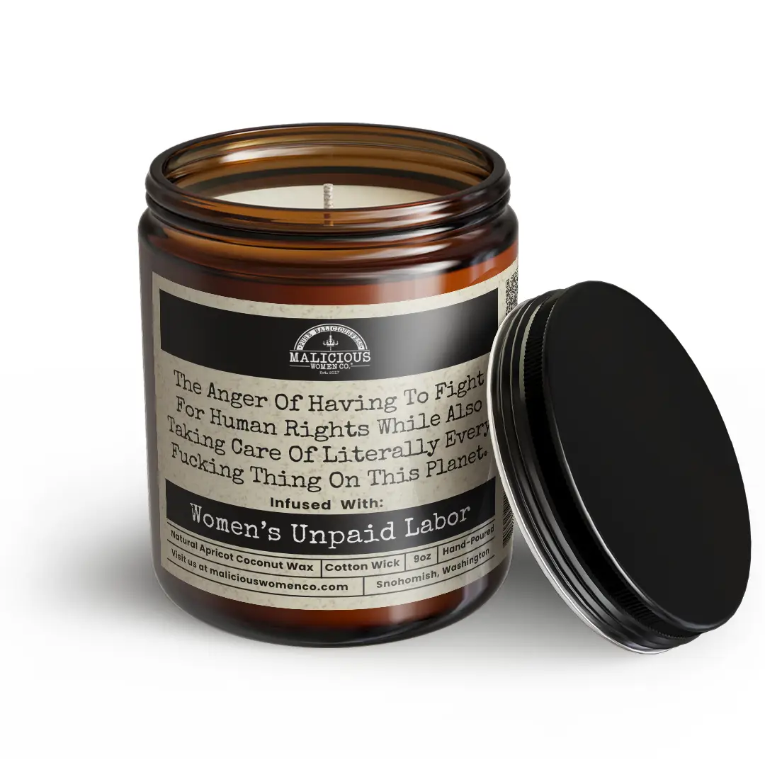 The Anger of Having to Fight For Human Rights Candle