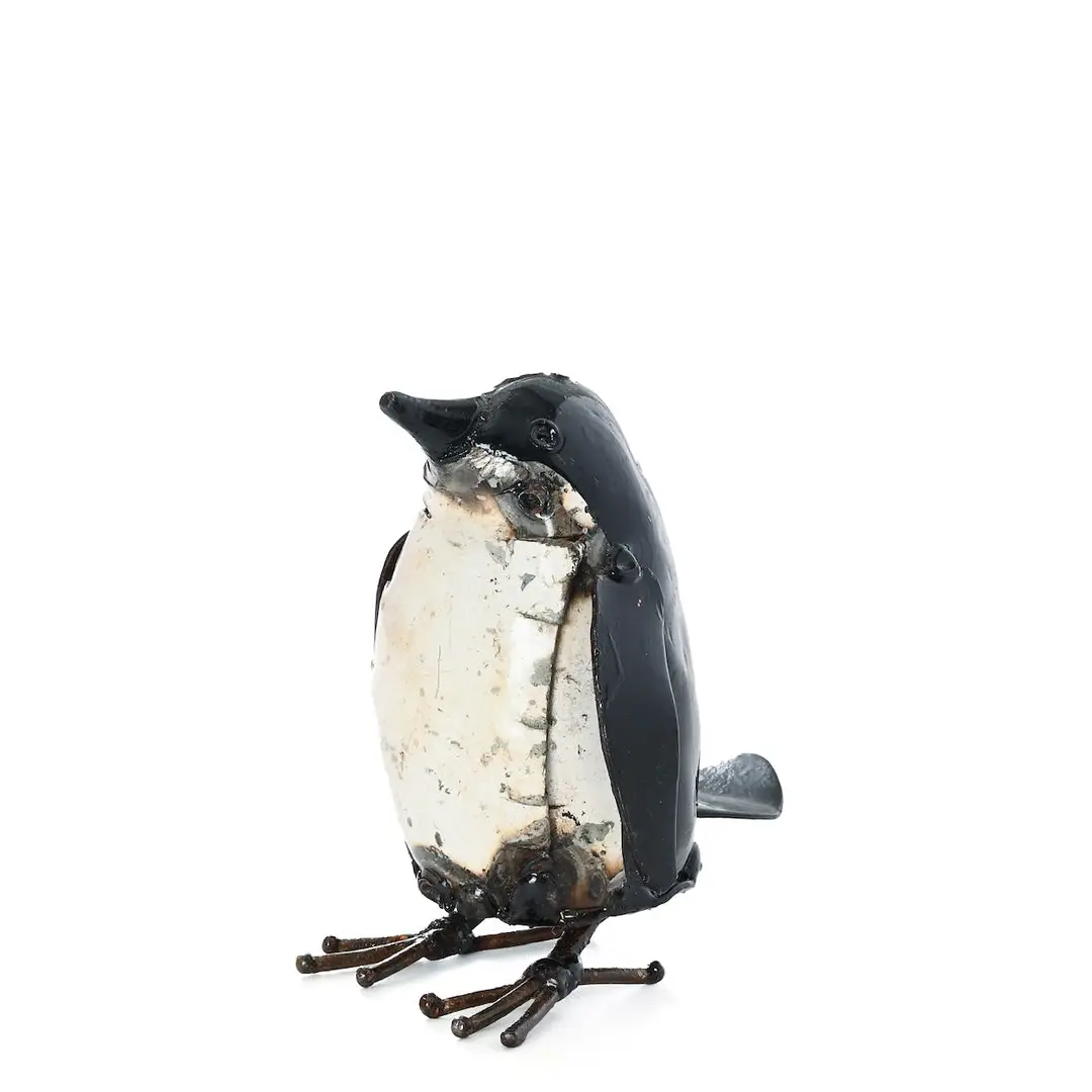 Itty Bitty Recycled Metal Penguin