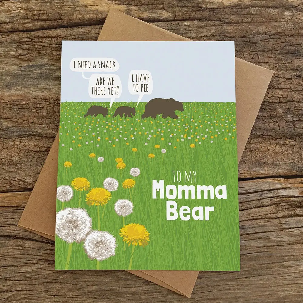 Momma Bear Mother's Day Card
