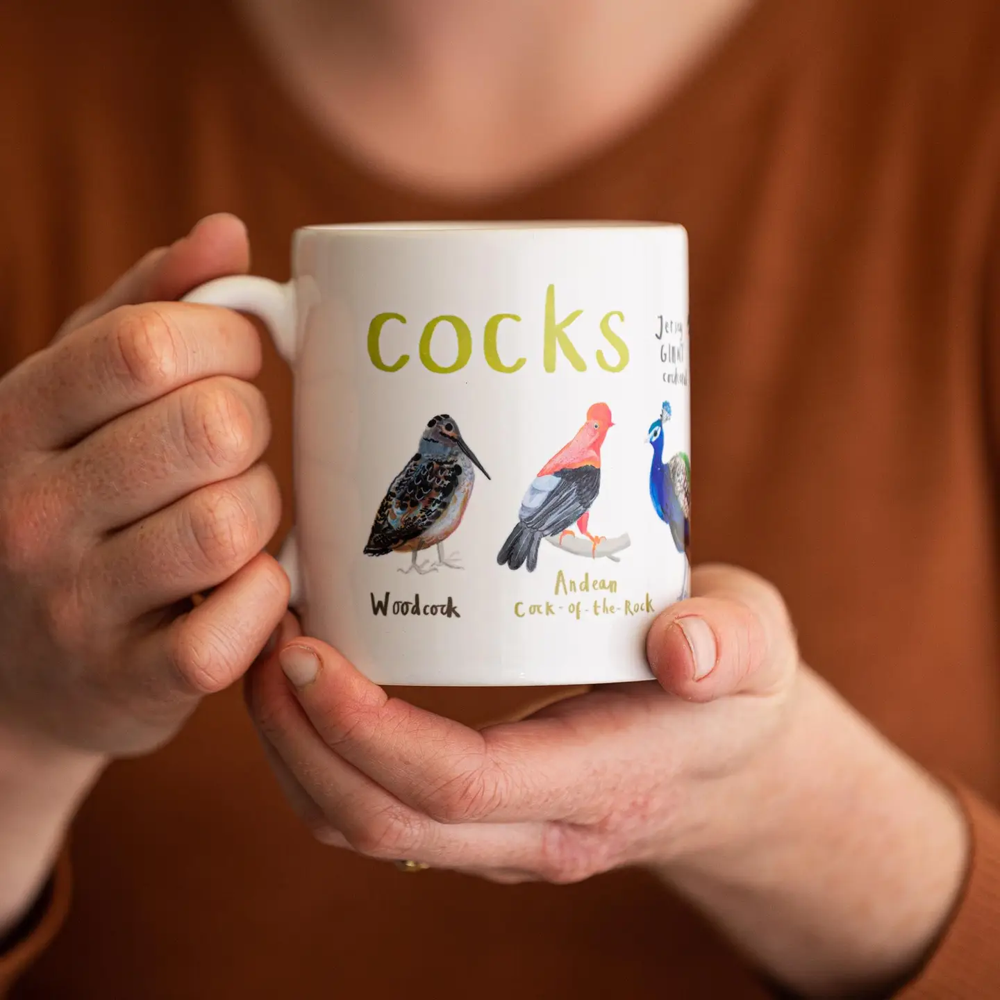 Cocks Bird Pun Ceramic Mug