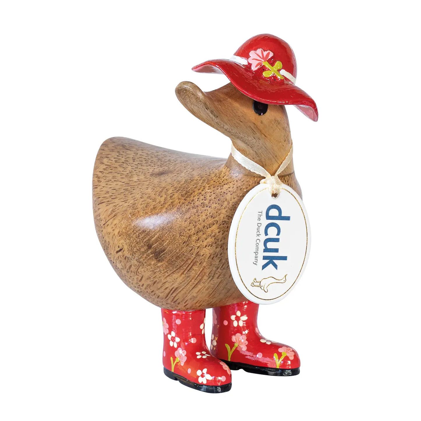 Ducky with Floral Boots + Hat