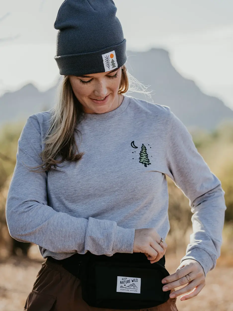 Evergreen Cuffed Beanie Slate-Slate